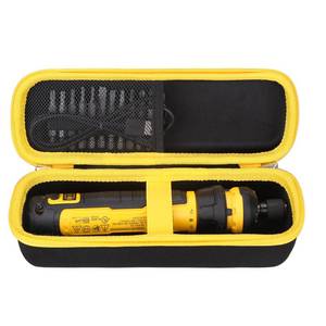 lot 18122 image: worfty Case for DEWALT Cordless Screwdriver with FLEXDRIVE Control and Screwdriving Bits DWHT66719 - Travel Protective Carrying Storage Bag (Black)