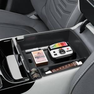 lot 18123 image: TACOBRO Custom-Fit Center Console Organizer Tray for 2025 2026 Hyundai Tucson Compatible with Gas Limited, Hybrid and Plug-in Hybrid Models, Fit Shift by Wire Mechanism on the Steering Column Only