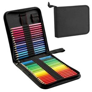 lot 18124 image: HKSICHENGKEJI Colored Pencil Case 3672 Slot Pencil Box Holder for Colored Pencil Pen with Handle Straps Watercolor Portable Handy Colored Pencil Bag Organizer DIY Folding Colored Pencil Case Gift