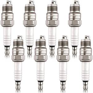 lot 18138 image: Yeoflagtrade Pack of 8, CR43TS (5614029) Spark Plugs Compatible with Ford F100 F150 F350, for Mustang Bronco, for GMC Yukon Safari, for Chevy Tahoe, for Blazer CK1500 2500 3500 4.3L 5L 5.7L 5.8L 7.4L