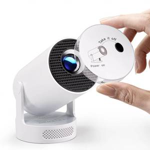 lot 18140 image: Magcubic 2025 Upgraded Mini Projector 4K support with WiFi 6 and Bluetooth 5.4, 5w Soundbase Speaker, Portable Projecteur with Auto Vertical Keystone 180° Rotatable Lens Cap for Movie Home HY300Pro