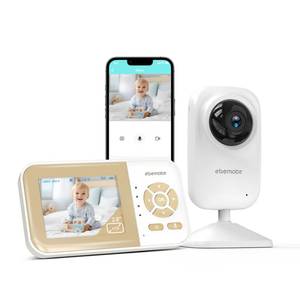 lot 18149 image: ebemate Video Baby Monitor Camera,2-Way Talk Audio Cam Monitor with Lullabies Baby Monitoring with 2.8in. LCD Screen-EB29