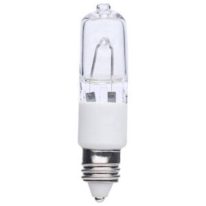 lot 18181 image: Satco S3108 120V 150-Watt T4.5 E11 Base Light Bulb, Clear