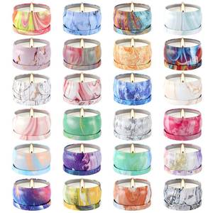 lot 18182 image: WPONSZU Scented Candles Gifts Set 24 Pack Soy Wax Travel Tin Jar Candles for Home 2.5 OZ jar Candles for Mom for Christmas, Birthday, Thanksgiving, Mothers Day