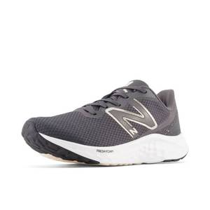 lot 19281 image: New Balance Womens Fresh Foam Arishi V4 Running Shoe, MagnetTeam CreamLight Gold Metallic, 5.5 (USED)