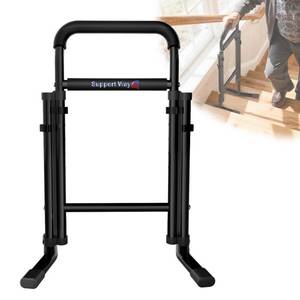 lot 19288 image: Support Way Stand and Sit Assist Device for Elderly, 2-in-1 Mobility Aid for Couch & Stairs, Adjustable Standing Cane with Wide Base, Lift Assist for Chair, Bed, Toilet- 450 Capacity