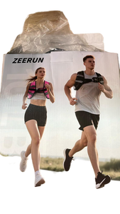 lot 19290 image: ZEERUN Running Weight Vest with Adjustable Weights