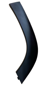 lot 19299 image: Promrmr Curved Black Plastic Trim Panel with Hardware