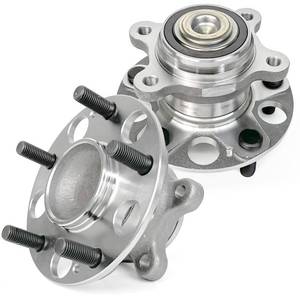 lot 19305 image: Pair 512256 Rear Wheel Bearing Hub Assembly Compatible with Acura CSX 2006-2011, for Honda Civic 2006-2011, 5 Lugs