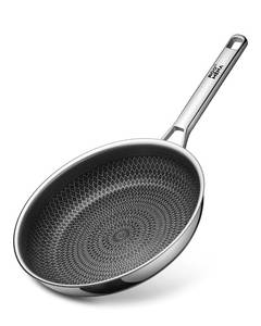 lot 19328 image: Roomena Non Stick Frying Pans Hybrid Ceramic, 12 Inch Tri-Ply Stainless Steel Skillet, Non-Toxic, PFASPFOAPTFE Free, Metal Utensil Safe, Dishwasher & Oven Safe