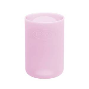 lot 20326 image: Dr. Browns Options Narrow Glass Bottle Sleeve, 100percent Silicone, Pink, BPA-Free, 4 oz, 1-Pack