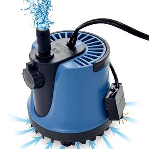 lot 20348 image: MSELTOS 130HP 400 GPH Automatic Small Sump Pump 5 ft Max Head 115V Submersible Pool Cover Water Pump for Swimming Pool Garden Pond Basement, Auto Shut Off