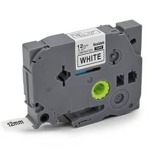 lot 20351 image: 1-Pack 12mm 0.47in. Laminated White Label Maker Tape Refill �� Replacement for Brother P Touch Label Maker Tape TZe231 TZe-231 TZe, Compatible with Brother P-Touch Label Maker PT-D200 PT-2040 PT-1000