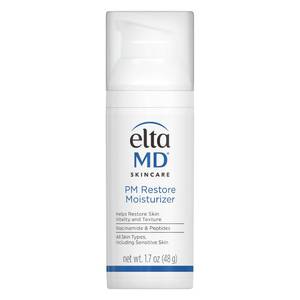 lot 20374 image: EltaMD PM Restore Face Moisturizer, Night Moisturizer for Face, Facial Cream Safe For All Skin Types, 1.7 oz Pump