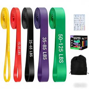 lot 20385 image: Pull Up Assistance Bands, 5 Levels Resistance Bands for Working Out, Exercise Bands Resistance for Men & Women, Pull Up Bands for Body Training, Muscle Building, Physical Therapy, Home & Gym Fitness