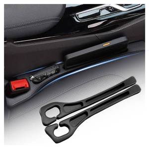 lot 20394 image: Figpade 2PCS Car Seat Gap Filler Organizer with Storage Slots,Upgraded Car Gap Filler for Storing Phones,Keys,Items,Plug & Play No Drop Seat Guard for Cars Avoid Items Falling