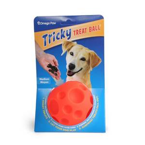 lot 20396 image: Omega Paw Authentic Tricky Treat Ball - Medium,Orange
