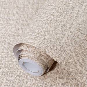lot 20417 image: Uooar Khaki Grasscloth Peel and Stick Wallpaper 17.3in.x120in. Faux Linen Textured Contact Paper Removable Self Adhesive Vinyl Wallpaper for Bedroom Bathroom Kitchen Cabinets