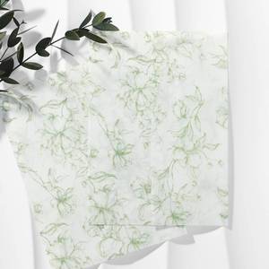 lot 20461 image: UNIQOOO 50 Pack Pre-Folded Green Grace Bloom Vellum Jackets for 5x7 Invitations, 115GSM Transparent Vellum Jacket for Vintage Themed Wedding & Events
