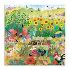 lot 11493 image: Good Puzzle Co. Countryside Harvest 500 Piece Jigsaw Puzzle