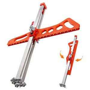 lot 1222 image: Drywall Cutting Tool, Foldable Adjustable Drywall Cutter 1.5��60cm, 23 Smooth Wheels for Straight Cuts, Heavy Duty Sheetrock Gypsum Board Cutter for DIY & Contractors