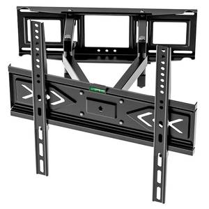 lot 1223 image: 50 55 65 inch TV Wall Mount for 32-65 inch TVs, Full Motion Wall Mount TV Bracket with Articulating Dual Arms, Swivel Tilt Extension, Max VESA 400x400mm, Fits 12 16 Wood Studs up to 77 lbs