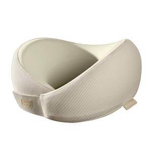 lot 1251 image: Skechers Mens Memory Foam Neck Pillow, Comfortable & Breathable Travel Pillow, Neck Pillow Airplane for Travel, Car Rides, Home, and Office Use, Ergonomic Design for Men and Women,Beige