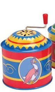 lot 2007 image: Tin Music Box Toy