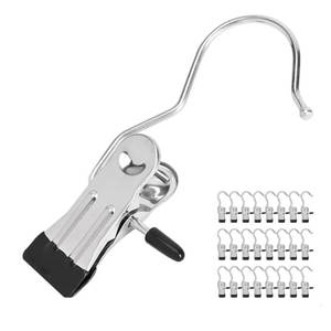 lot 2014 image: 24 Pack Hanger Clips, Multi Function Clip Hooks, Laundry Hanging Hooks Clips, Clothes Clips, Closet Hangers, Boot Clips, Sock Clips, Hat Clips, Glove Clips, Trouser Clips, Towel Pins