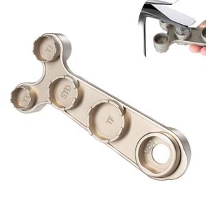 lot 2027 image: Tylola Faucet Aerator Wrench �� 11-in-1 Aerator Removal Tool for Cache Aerators (TT TJ JR STD TF) & Flat-Sided Aerators (M18 M20 M22 M24 M28) �� Heavy-Duty Metal Aerator Key with Ergonomic Long Handle