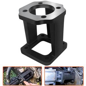 lot 2451 image: Rendasun Log Splitter Replacement Brackets, Hydraulic Pump Mount for 5-7 Hp Engines. Compatible With Husky, Splitmaster, Speeco, Oregon 20, 21, And 22 Ton Units. Cast Iron, Black, Wall Mount