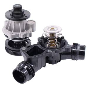 lot 2452 image: NewYall Engine Water Pump and Thermostat Housing Assembly with Gasket Kit for 320i 325i 325xi 330i 330xi 525i 530i 323Ci 328Ci 323i 328i 528i 325Ci 330Ci 330Ci 330i X3 X5 Z3 Z4