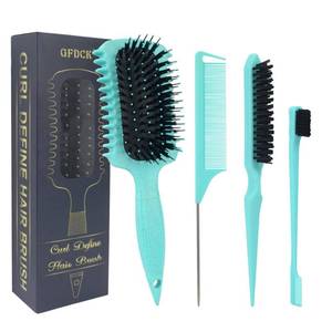 lot 2455 image: Curl Defining Brush, Curly Hair Brush Products for Effortlessly Detangling Shaping and Styling Womens Mens Curls on All Wet or Dry Hair Types, Reduces Frizz