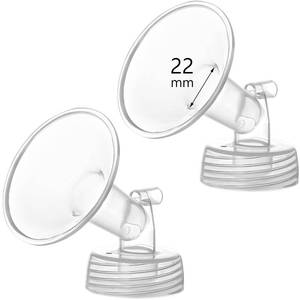 lot 2457 image: Momstouch 22mm Flange Compatible with Spectra S1 S2 9 Plus Synergy Gold Breastpump Replacement to Spectra Pump Parts and Flange Not Original Replaces Shield