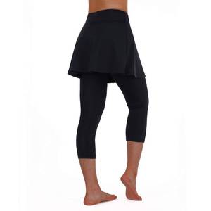 lot 2467 image: ANIVIVO Yoga Leggings with Skirts for Women,Skirted Leggings for Tennis Women Golf Leggings Clothes with Pockets(Black,S)