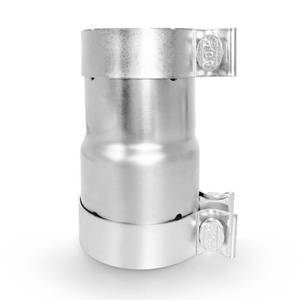 lot 2470 image: Peastorm 2 to 2.5 Inch Exhaust Adapter, 2 ID to 2.5 ID Exhaust Reducer Connector Pipe with Clamp