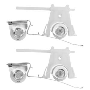 lot 2496 image: 4 Pack Sliding Screen Door Roller Assembly �� 2 Upper & 2 Lower Rollers, Fits Andersen Part #1997063 & #1997310 (1991 to P), 1-14 Nylon Concaved Wheels, Adjustable Replacement.