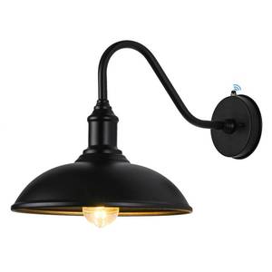 lot 3712 image: Naurham Dusk to Dawn Exterior Farmhouse Lighting Barn Light Fixture for House with Anti-ponding Bottom, Outdoor Barn Light Gooseneck Lighting for Garage Patio Porch (12.5 Diameter, 1 PC)
