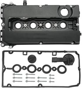 lot 3713 image: Engine Valve Cover with Gaskets Bolts Oil Filler Cap Compatible with 2011-2020 Chevy Cruze Sonic Trax Aveo, 2008-2009 Saturn Astra, 2009-2010 Pontiac G3 1.6L 1.8L Replace# 55558673 55564395 264-920