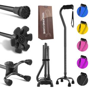 lot 3723 image: LIXIANG Walking Cane 3 in1 - Adjustable Lightweight Walking Sticks from 29-37 Inches,Balancing Mobility Aid for Men and Women