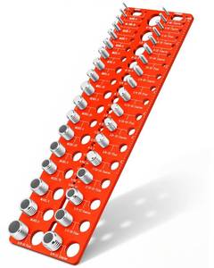 lot 4480 image: Manalete Thread Checker, 55 Nut and Bolt Thread Checker, Screw Size and Thread Identifier Gauge with 19 Standard & 17 Metric &19 Drill Bit Gauges, Bolt Size Finder for Quickly Identify Thread Sizes