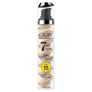 lot 4482 image: Olay Total Effects Tone Correcting Face Moisturizer with Sunscreen SPF 15, Light to Medium 1.7 Ounces