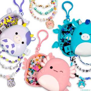 lot 4499 image: Original Squishmallows Bracelet Bundle, Bracelet Making Kit, Friendship Bracelet Kit, Charm Bracelet, Charm Bracelet Making Kit, Gifts for Girls, 7 Year Old Girl Birthday Gifts, Teen Girl Crafts