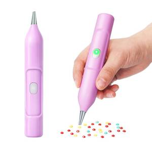 lot 4502 image: Electric Diamond Painting Pen, Diamond Art Pen No Wax Needed, Mosaic Art Pen, DIY Accessories and Tools, One-Button Switch, 800mAh Rechargeable Battery with USB C Cable