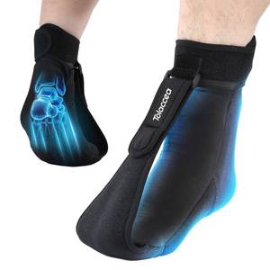 lot 6471 image: Tolaccea Plantar Fasciitis Night Splint Ice Pack Sock with Full Foot Ice Gel & Enhanced Cooling Arch Gel Pack, Adjustable Foot Splint for Women & Men for Foot Drop & Heel Pain