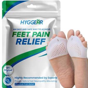 lot 6475 image: Hyggear Silicone Toe Separator, Toe Spacer for Overlapping Toes, Foot Pain Relief, Bunion, Hammer Toe, Plantar Fasciitis, Comfortable & Breathable for Women & Men