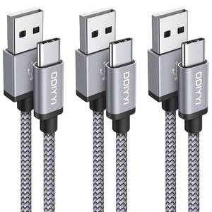 lot 6480 image: DDIYYI USB C Cable 10 ft3m, 3Pack Long USB A to USB C Cable 10ft Fast Charging Cord Braided for iPhone 17 Air 17 Pro Max, 16e iPhone 16 15 Pro Max Plus, Samsung S25 S24 S23, USBC Charger Cable 10 ft