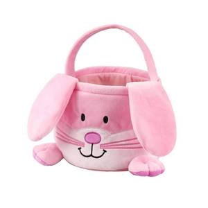 lot 9674 image: Wepop Bunny Easter Baskets, Cute Eggs Hunting Bags Buckets Gifts for Kids Girls Boys
