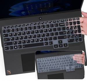 lot 10004 image: DAMMOMKO 2PCS Keyboard Cover for 2023-2025 Lenovo Legion 579(Gen 89) 15.616 Gaming Laptop, Legion Pro 7 7i 9 9i(Gen 89) Skin, Waterproof & Dustproof, BlackClear