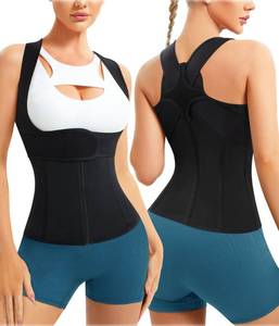 lot 10026 image: URSEXYLY Back Brace For Women Waist Trainer Vest Tummy Control Body Shaper Back Straightener Posture Corrector Spinal Neck Shoulder Support Adjustable Posture Trainer(M,Black)